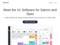 Desktop screenshot for shedul.com