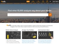 Desktop screenshot for tipranks.com