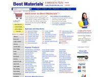 Desktop screenshot for bestmaterials.com