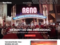 Desktop screenshot for visitrenotahoe.com