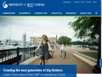 Desktop screenshot for uwf.edu