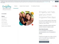 Desktop screenshot for emgality.com