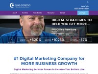 Desktop screenshot for bluecorona.com