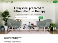 Desktop screenshot for psychologytools.com
