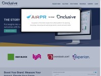 Desktop screenshot for airpr.com