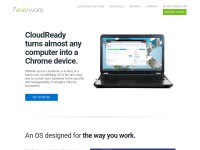 Desktop screenshot for neverware.com