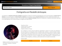 Desktop screenshot for medellin.buscatufotografo.online