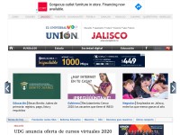 Desktop screenshot for unionjalisco.mx