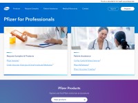 Desktop screenshot for pfizerpro.com