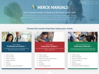 Desktop screenshot for merckmanuals.com