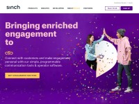Desktop screenshot for sinch.com