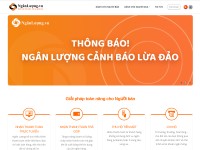 Desktop screenshot for nganluong.vn