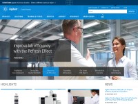 Desktop screenshot for agilent.com