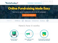 Desktop screenshot for gogetfunding.com