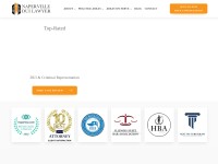 Desktop screenshot for napervilleduilawyer.com