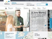 Desktop screenshot for adista.fr
