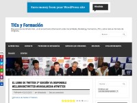 Desktop screenshot for ticsyformacion.com