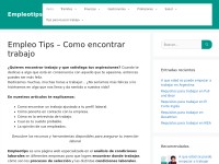 Desktop screenshot for empleotips.com