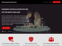 Desktop screenshot for eharmonyaustralia.com