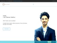 Desktop screenshot for manavmathur.com