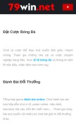 How 79win.net looks like on a mobile device such as an iPhone.