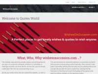 Desktop screenshot for wishesonoccasion.com