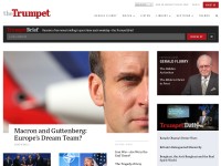 Desktop screenshot for thetrumpet.com