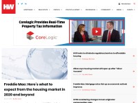 Desktop screenshot for housingwire.com