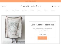 Desktop screenshot for frankieprintco.com