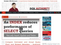 Desktop screenshot for sqlauthority.com