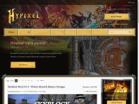 Desktop screenshot for hypixel.net