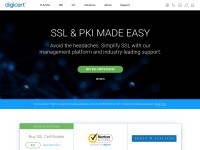 Desktop screenshot for digicert.com