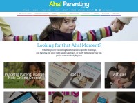 Desktop screenshot for ahaparenting.com