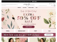 Desktop screenshot for simplydresses.com
