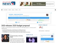 Desktop screenshot for militarynews.com