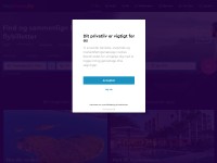 Desktop screenshot for momondo.dk