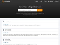 Desktop screenshot for callername.com