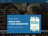 Desktop screenshot for noticiasaominuto.com