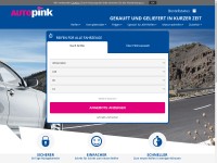 Desktop screenshot for autopink-shop.de