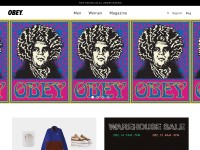 Desktop screenshot for obeyclothing.com