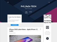 Desktop screenshot for prorazetech.com