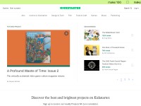Desktop screenshot for kickstarter.com