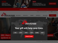 Desktop screenshot for doctorswithoutborders.org