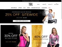 Desktop screenshot for tailactivewear.com