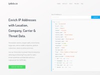 Desktop screenshot for ipdata.co
