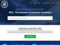 Desktop screenshot for southdakotalicenseplate.com