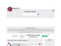 Desktop screenshot for topszotar.hu
