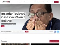 Desktop screenshot for clarionproject.org