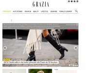 Desktop screenshot for grazia-magazin.de