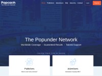 Desktop screenshot for popcash.net